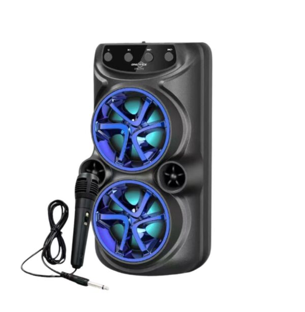 GTS 1773 Portable Wireless Bluetooth Speaker with Dual Drivers and Microphone